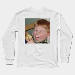 Funny Face Kid Meme Long Sleeve T-Shirt